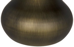 Mateo Side Table, Aged Brass