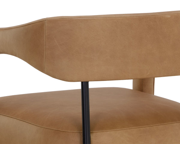 MAVIA COUNTER STOOL - LUDLOW SESAME LEATHER