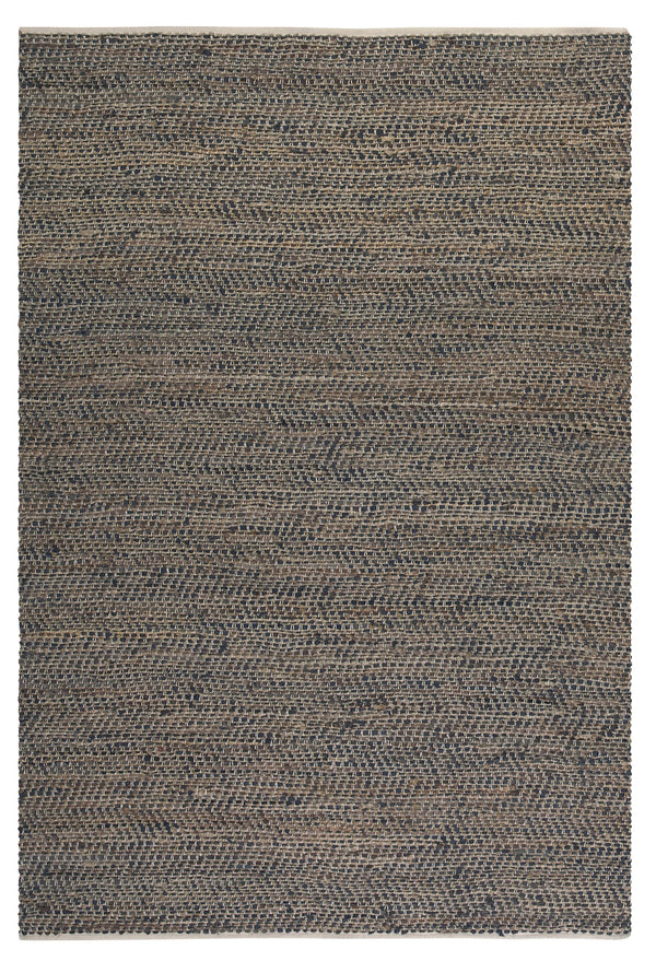 Tobais 9 X 12 Rescued Leather & Hemp Rug
