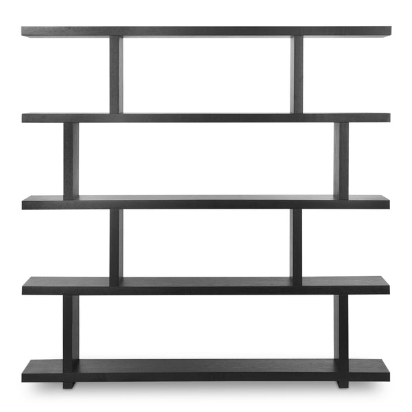 Miri Large Black Shelf - Mid-Century Modern Design