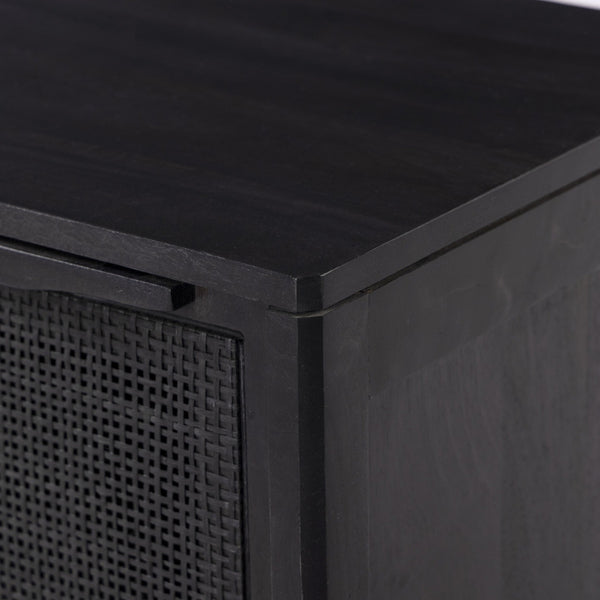 Sydney Nightstand - Black Wash