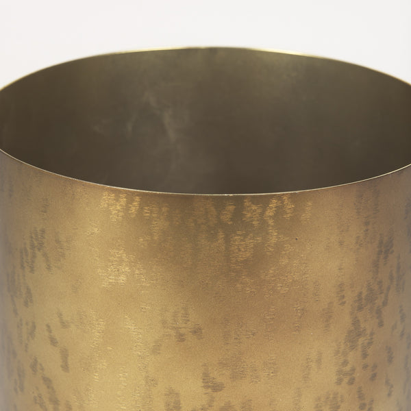 Juno 8.5H Large Gold Iron Vase