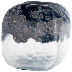 Large Bosco Vase in Blue and White