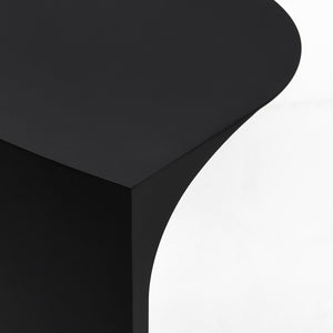 Cote Metal Accent Table - Black Metal Design