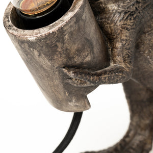 Raptor (10.6"H) Dark Tone Resin Tyrannosaurus Rex Table Lamp