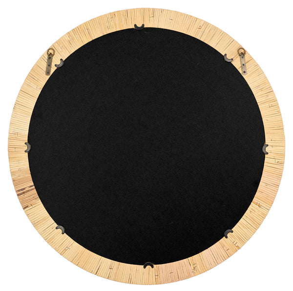 Ohana Rattan Round Mirror