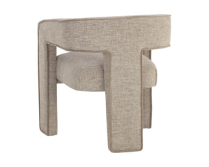 KRASNER DINING ARMCHAIR - RHAPSODY SAND