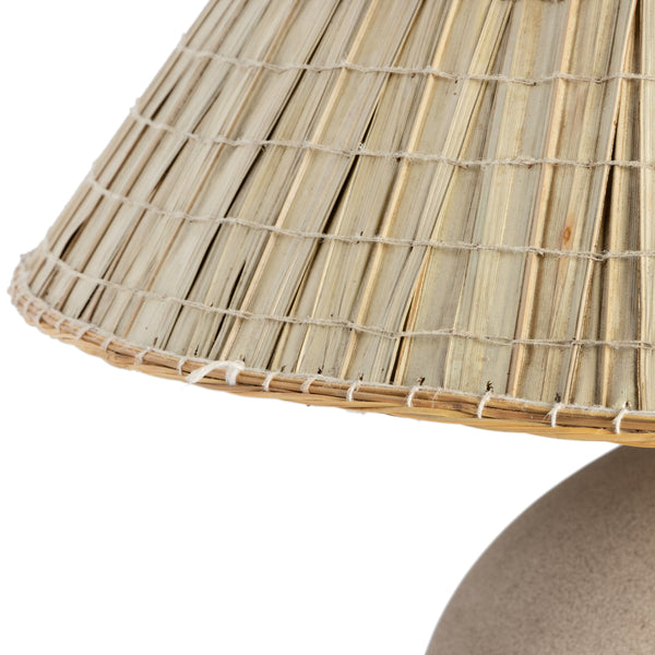 Cobb Table Lamp In Sand Porcelain