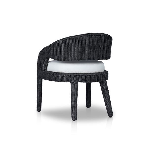 Hawkins Outdoor Dining Chair in Vintage Coal