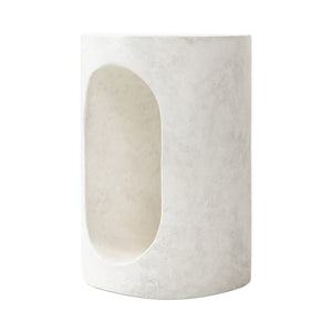 Samson End Table In Textured Lunar Concrete