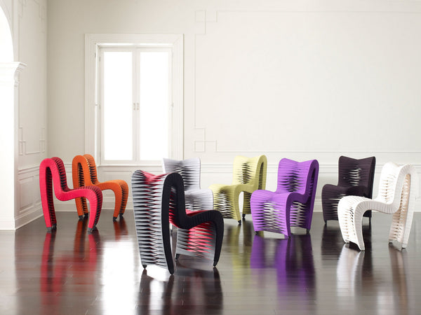Seat Belt Dining Chair,Green
