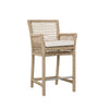 Brisbane Woven Frame Counter Stool with Olefin Cushion