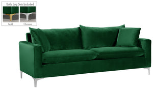 Lucy Sofa In Green Velvet
