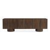 Hadley Media Unit in Warm Brown Neem Wood