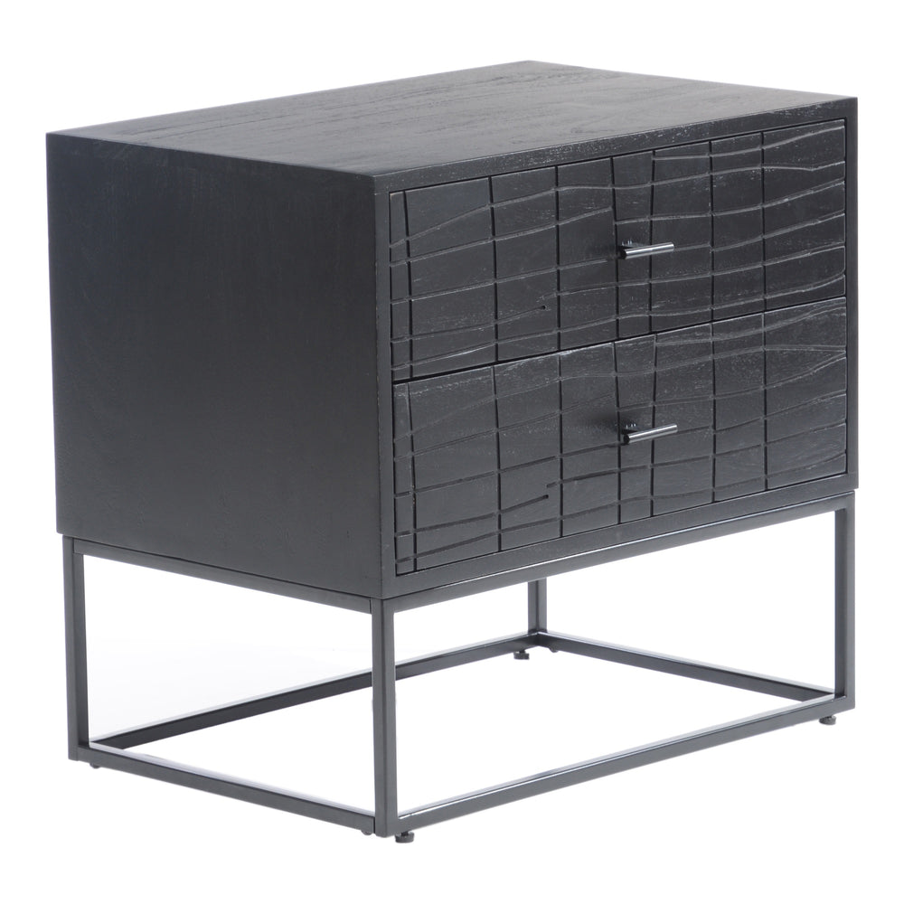 Moe's Atelier Nightstand with Textured Drawers