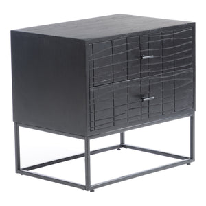 Moe's Atelier Nightstand with Textured Drawers