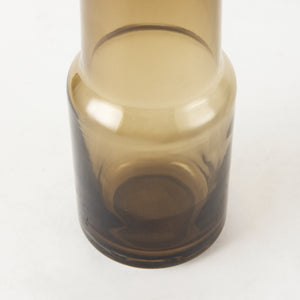 Amrita 4.1L x 4.1W x 11.9H Golden Brown Glass Vase