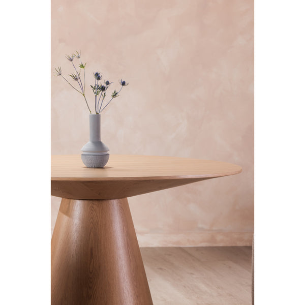 Moe's Otago Round 54" Dining Table in Natural Oak