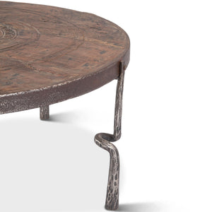 Eiffel 41" Hammered Leg Coffee Table