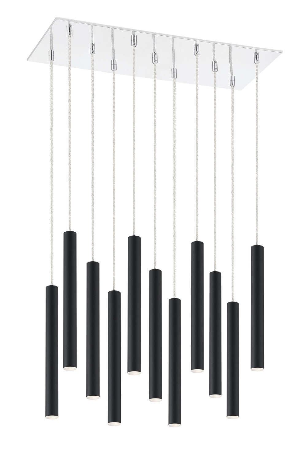 Forest 11 Light Island/Billiard in Chrome Finish
