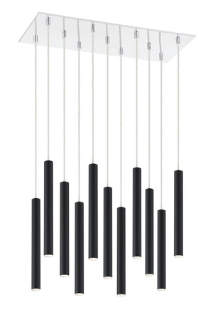Forest 11 Light Island/Billiard in Chrome Finish