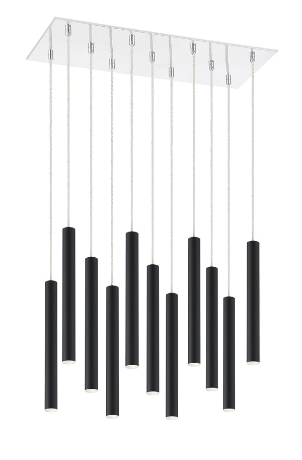 Forest 11 Light Island/Billiard in Chrome Finish