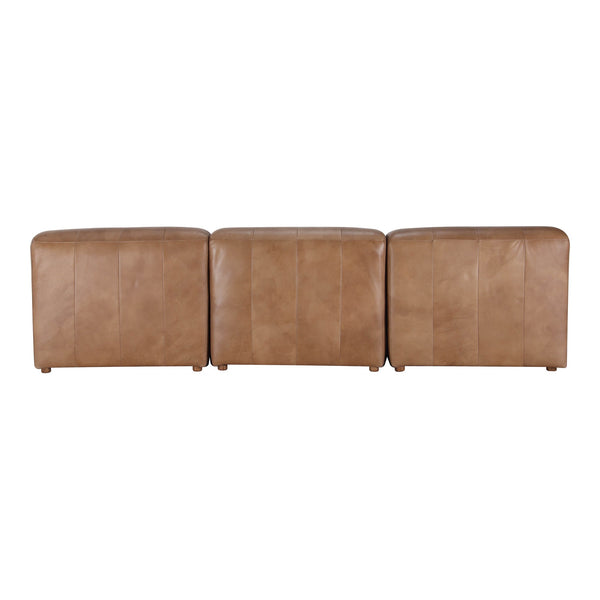 Moe's Ramsay Signature Modular Sectional in Tan Leather