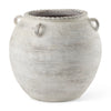 Misha 25.2L x 25.2W x 22.4H Cream Ceramic Floor Vase