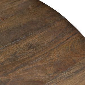 Nimes 60" Round Dining Table, Weathered Mango