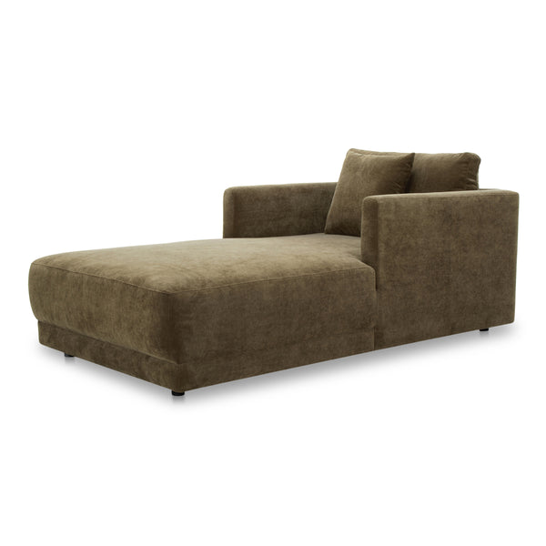 Moe's Bryn Chaise in Heritage Cedar Green