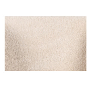 Moe's Devlin Lounge Chair in Cream Faux Fur
