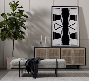Clarita Sideboard In Black Mango
