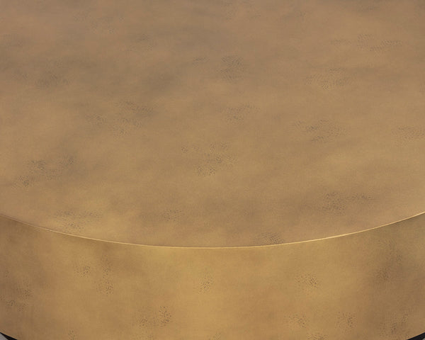BERNABY COFFEE TABLE - ANTIQUE BRASS