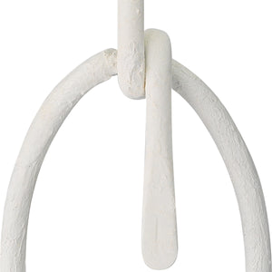 Knot 1-Light Floor Lamp, White