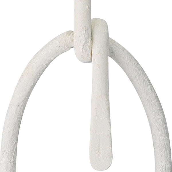 Knot 1-Light Floor Lamp, White