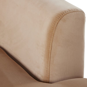 Deandra Tete A Tete Chaise In Surrey Camel