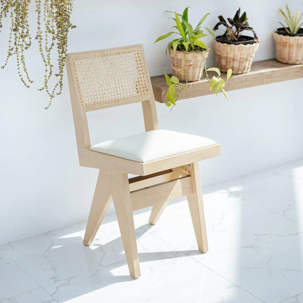Jeanneret Side Chair with Seat Pad