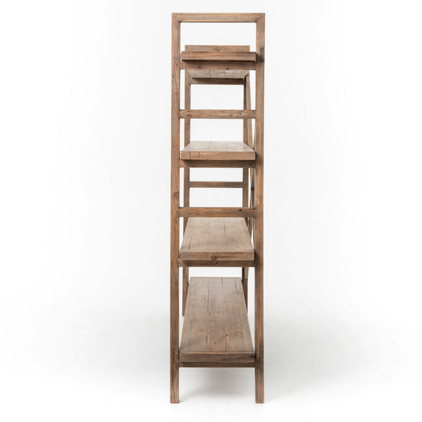 Toscana Large Bookshelf In Sundried Wheat