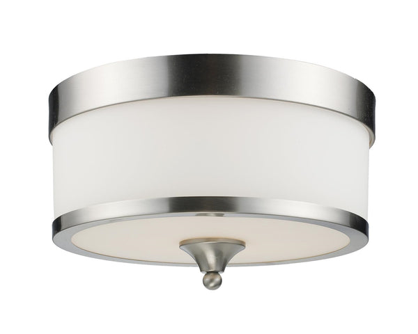 Cosmopolitan 3 Light Flush Mount in Brushed Nickel Finish