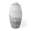 Blume 16.5H Off-White w/ Gray Textured Vase