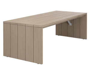 VIGA DINING TABLE - DRIFT BROWN - 94.5"
