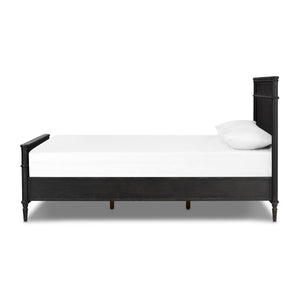 Toulouse Bed In Distressed Black In King