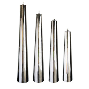 Stainless Steel Column Candle Vase
