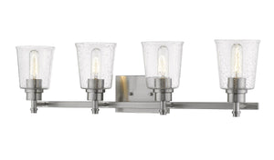 Bohin 4 Light Vanity in Brushed Nickel  Finish