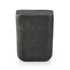 Basil Outdoor Square Drink Table In Grey