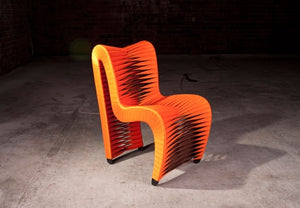 Seat Belt Dining Chair,Orange