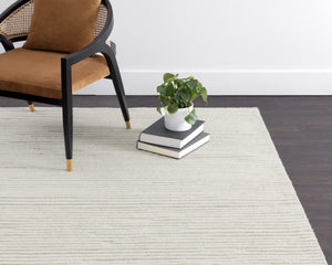 DEVA HAND-WOVEN RUG - IVORY - 10' X 14'