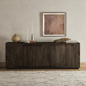 Abaso Sideboard In Ebony Rustic