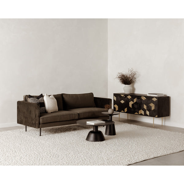 Moe's Nels Coffee Table Black Mango Wood