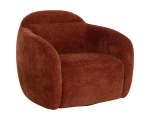 ISMO SWIVEL LOUNGE CHAIR - OPERA SPICE